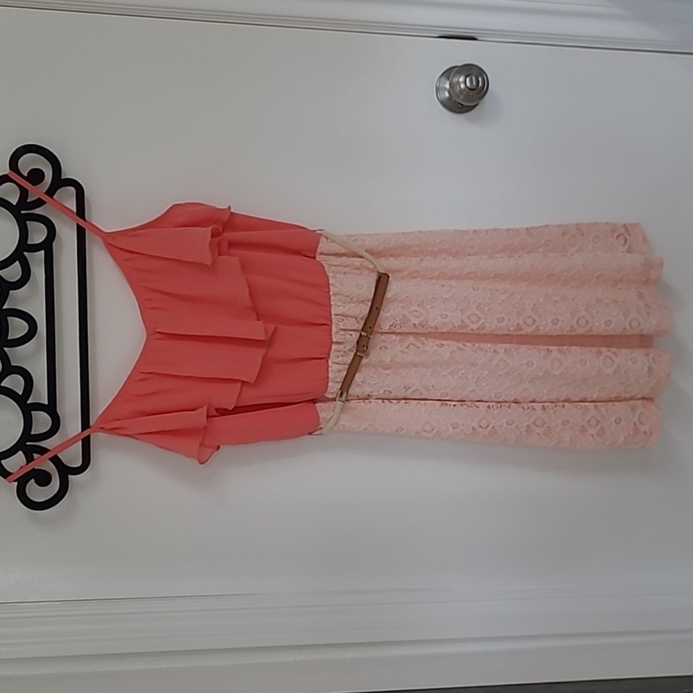 Beautiful salmon dress